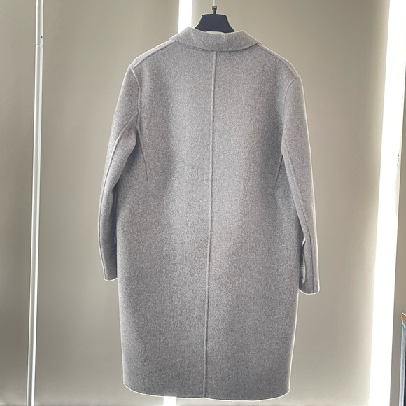 Maje - Galami double faced wool coat in light grey. Brand new condition T36 - Picture 5 of 5